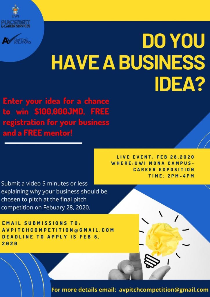 Pitch Competition - Do you have a business idea?